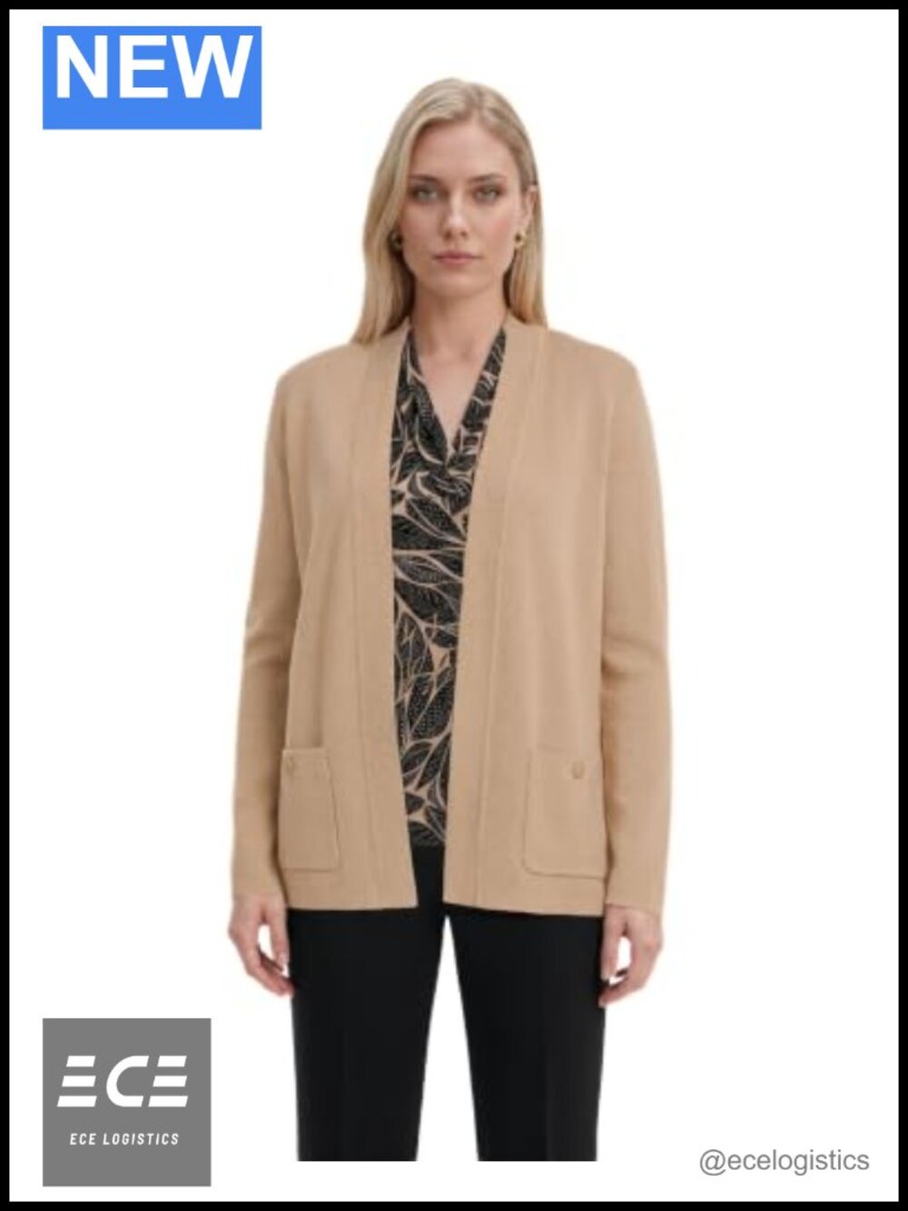 Anne Klein Malibu Long Sleeve Cardigan Sweater for Work & Casual